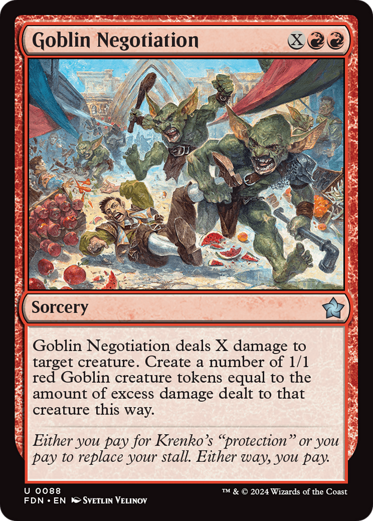 Goblin Negotiation [Foundations] | Eastridge Sports Cards & Games