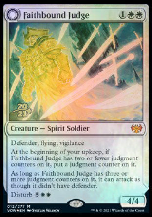 Faithbound Judge // Sinner's Judgment [Innistrad: Crimson Vow Prerelease Promos] | Eastridge Sports Cards & Games