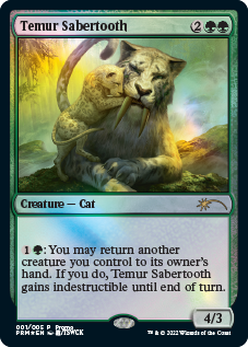 Temur Sabertooth [Year of the Tiger 2022] | Eastridge Sports Cards & Games