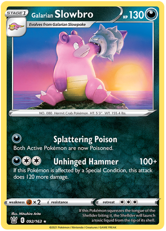 Galarian Slowbro (092/163) [Sword & Shield: Battle Styles] | Eastridge Sports Cards & Games