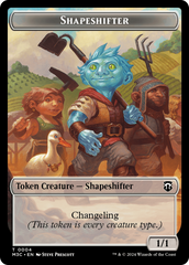 Shapeshifter (0004) // Copy Double-Sided Token [Modern Horizons 3 Commander Tokens] | Eastridge Sports Cards & Games