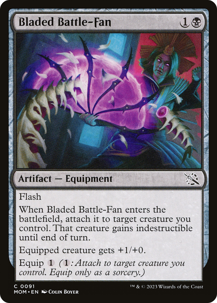 Bladed Battle-Fan [March of the Machine] | Eastridge Sports Cards & Games