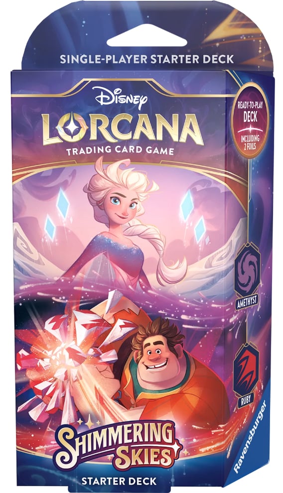 Disney Lorcana: Shimmering Skies Starter Deck - Amethyst / Ruby | Eastridge Sports Cards & Games