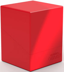 Ultimate Guard Deck Case Boulder 100+ Solid Red | Eastridge Sports Cards & Games