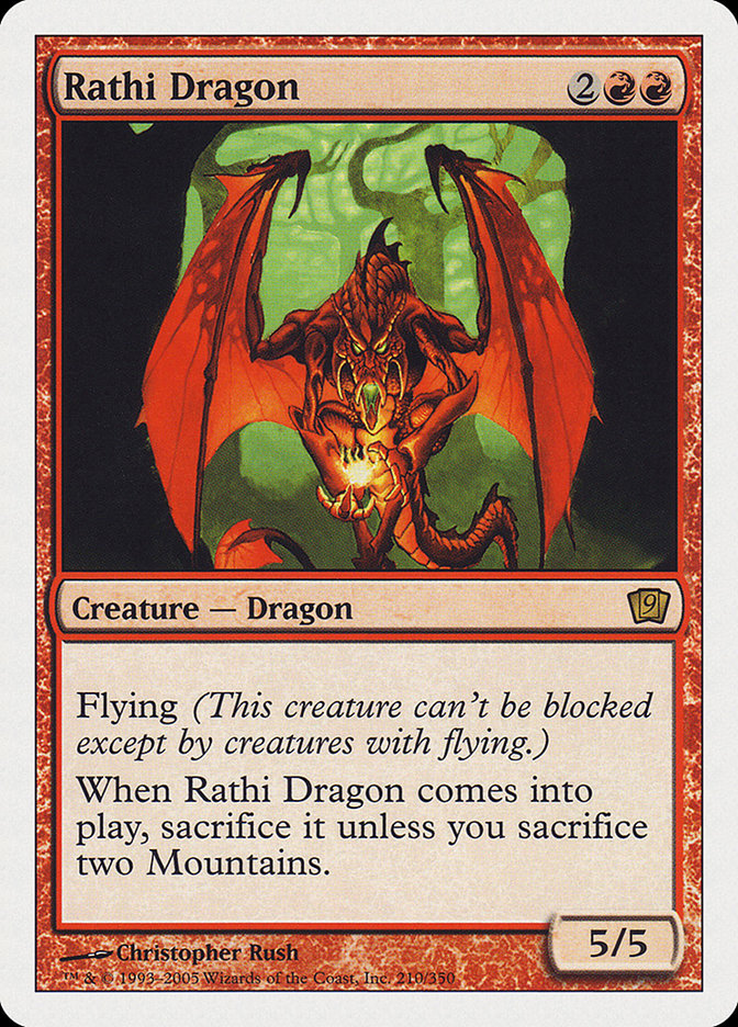 Rathi Dragon (9th Edition) [Oversize Cards] | Eastridge Sports Cards & Games