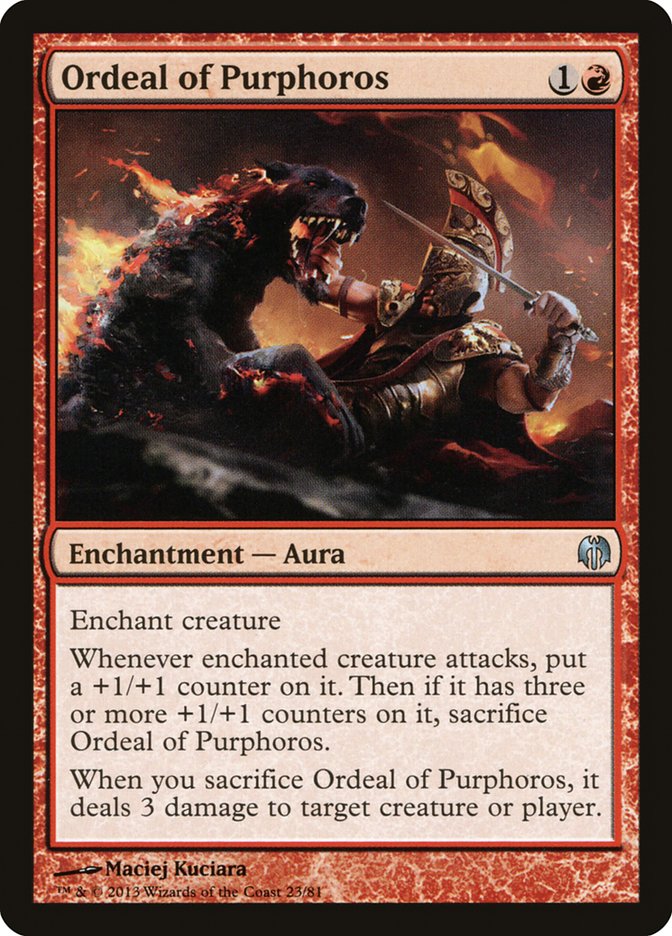 Ordeal of Purphoros [Duel Decks: Heroes vs. Monsters] | Eastridge Sports Cards & Games