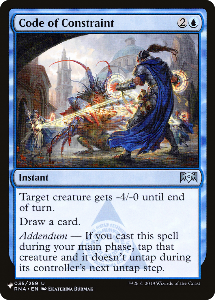 Code of Constraint [The List] | Eastridge Sports Cards & Games