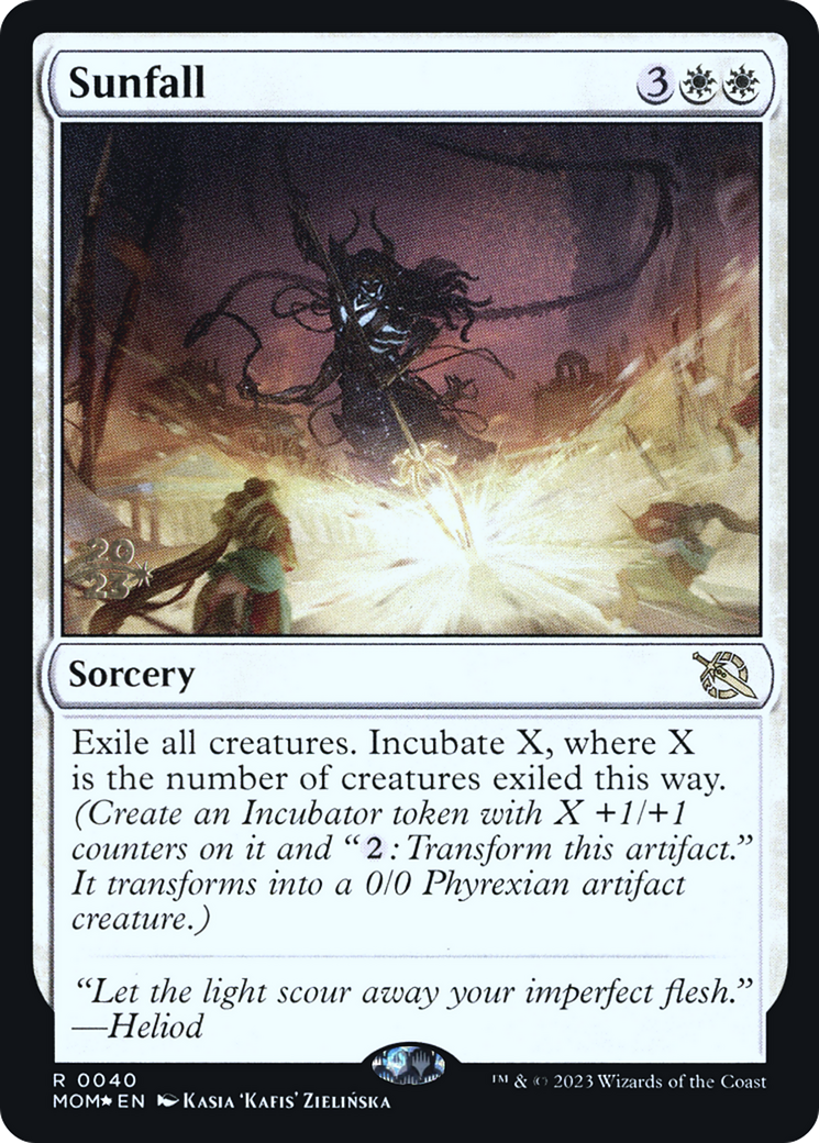 Sunfall [March of the Machine Prerelease Promos] | Eastridge Sports Cards & Games