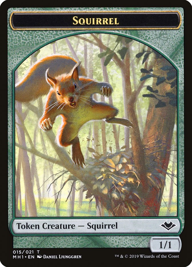 Soldier (004) // Squirrel (015) Double-Sided Token [Modern Horizons Tokens] | Eastridge Sports Cards & Games