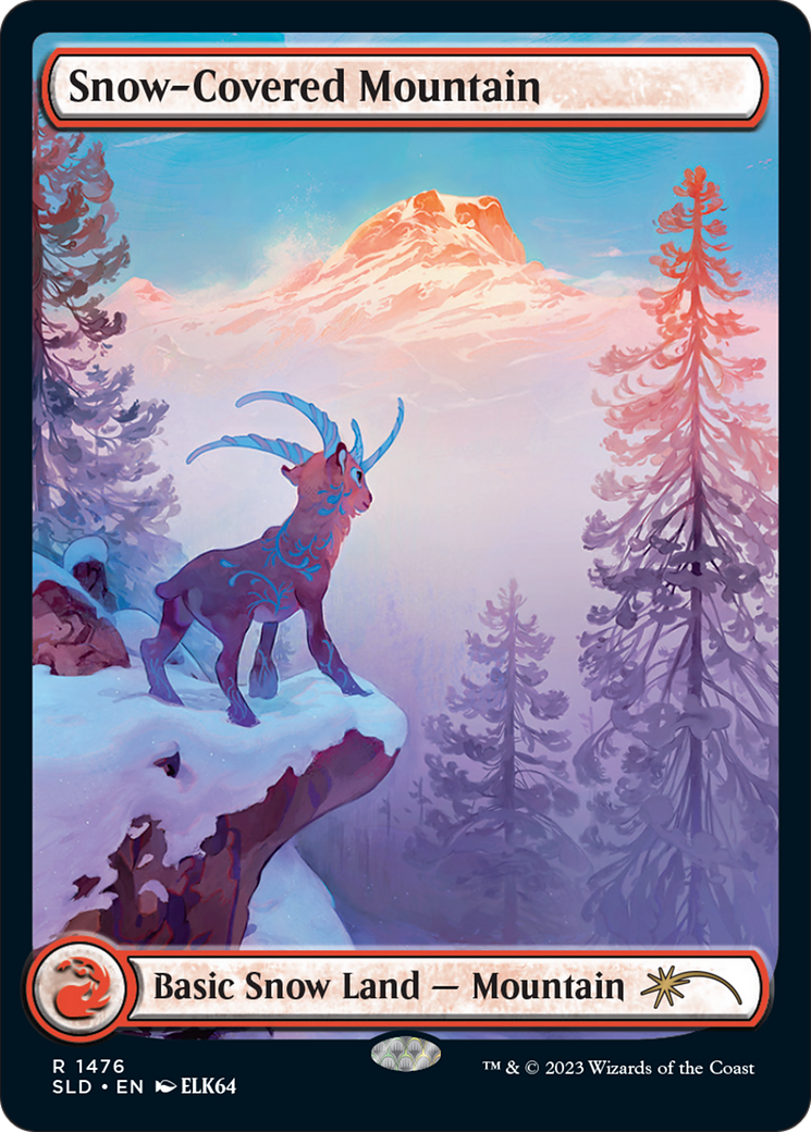 Snow-Covered Mountain (1476) [Secret Lair Drop Series] | Eastridge Sports Cards & Games