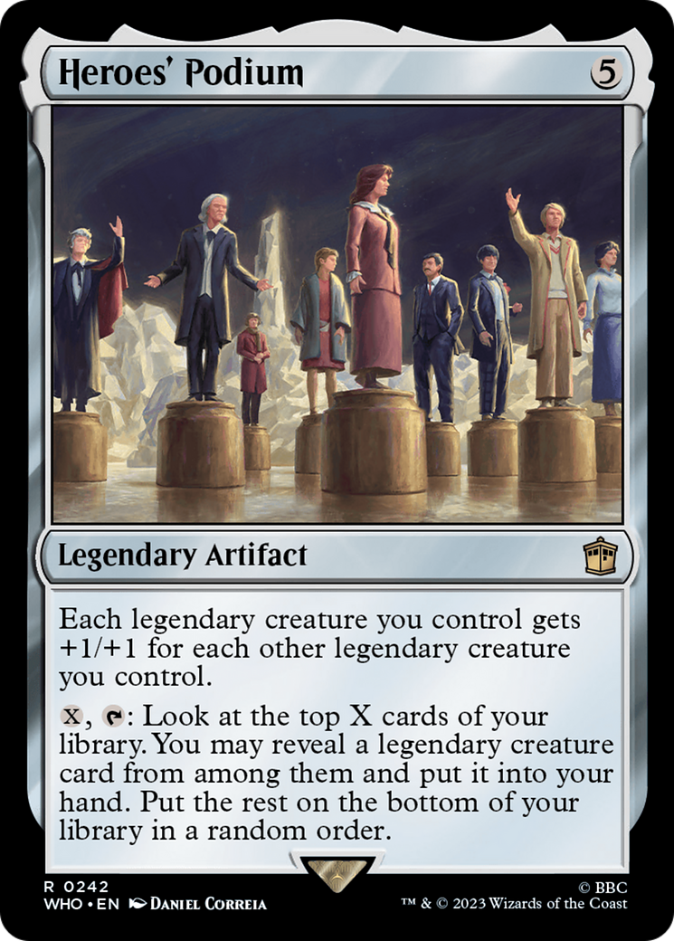 Heroes' Podium [Doctor Who] | Eastridge Sports Cards & Games