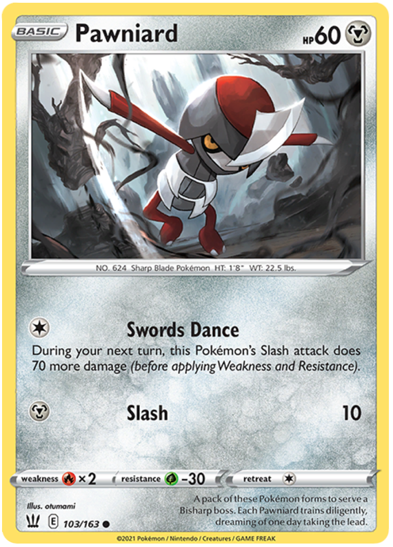 Pawniard (103/163) [Sword & Shield: Battle Styles] | Eastridge Sports Cards & Games