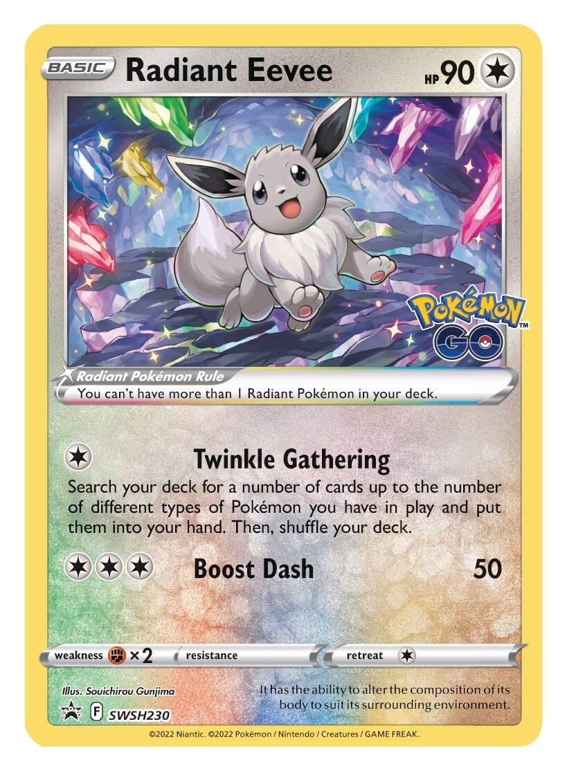 Radiant Eevee (SWSH230) [Sword & Shield: Black Star Promos] | Eastridge Sports Cards & Games