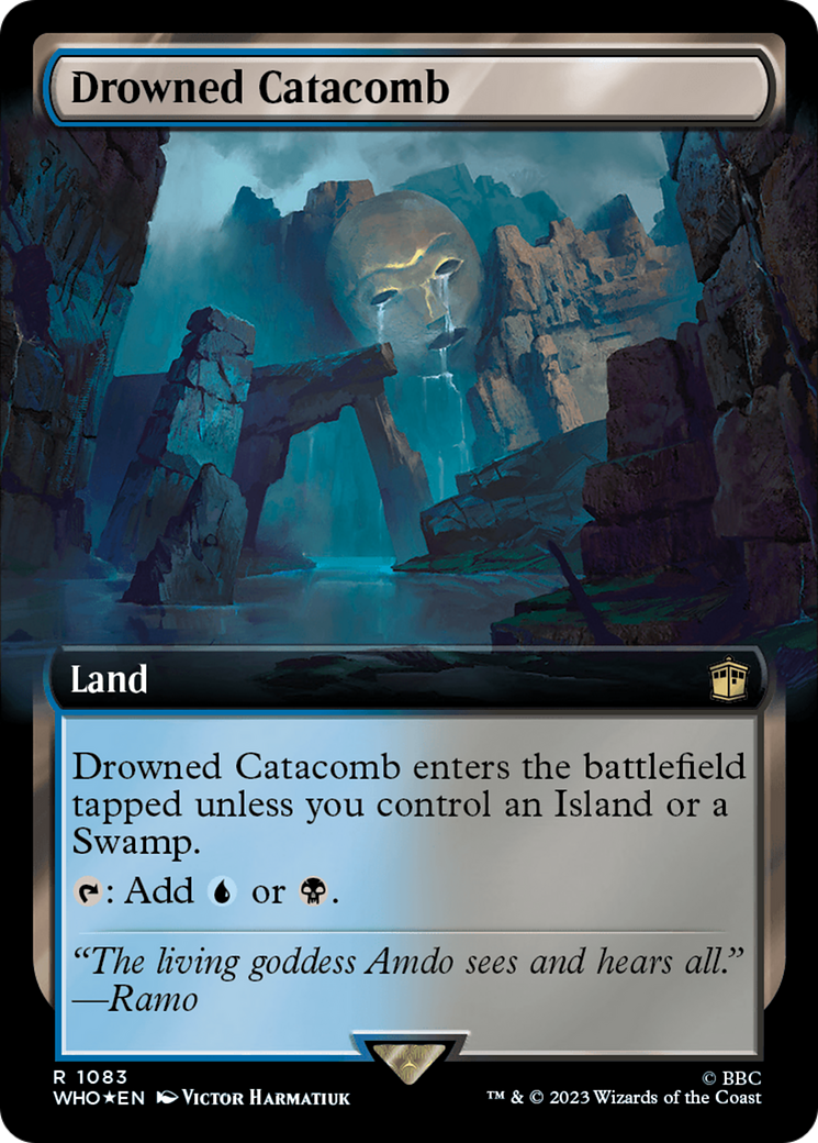 Drowned Catacomb (Extended Art) (Surge Foil) [Doctor Who] | Eastridge Sports Cards & Games