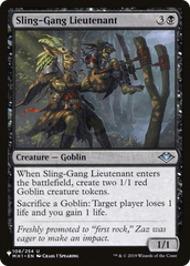 Sling-Gang Lieutenant [The List Reprints] | Eastridge Sports Cards & Games