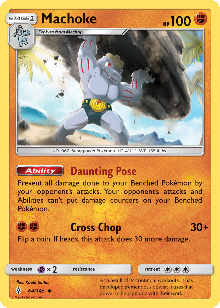 Machoke (64/145) [Sun & Moon: Guardians Rising] | Eastridge Sports Cards & Games