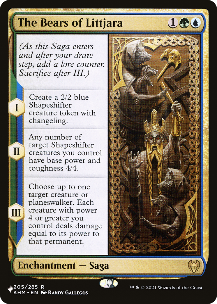 The Bears of Littjara (KHM) [The List] | Eastridge Sports Cards & Games