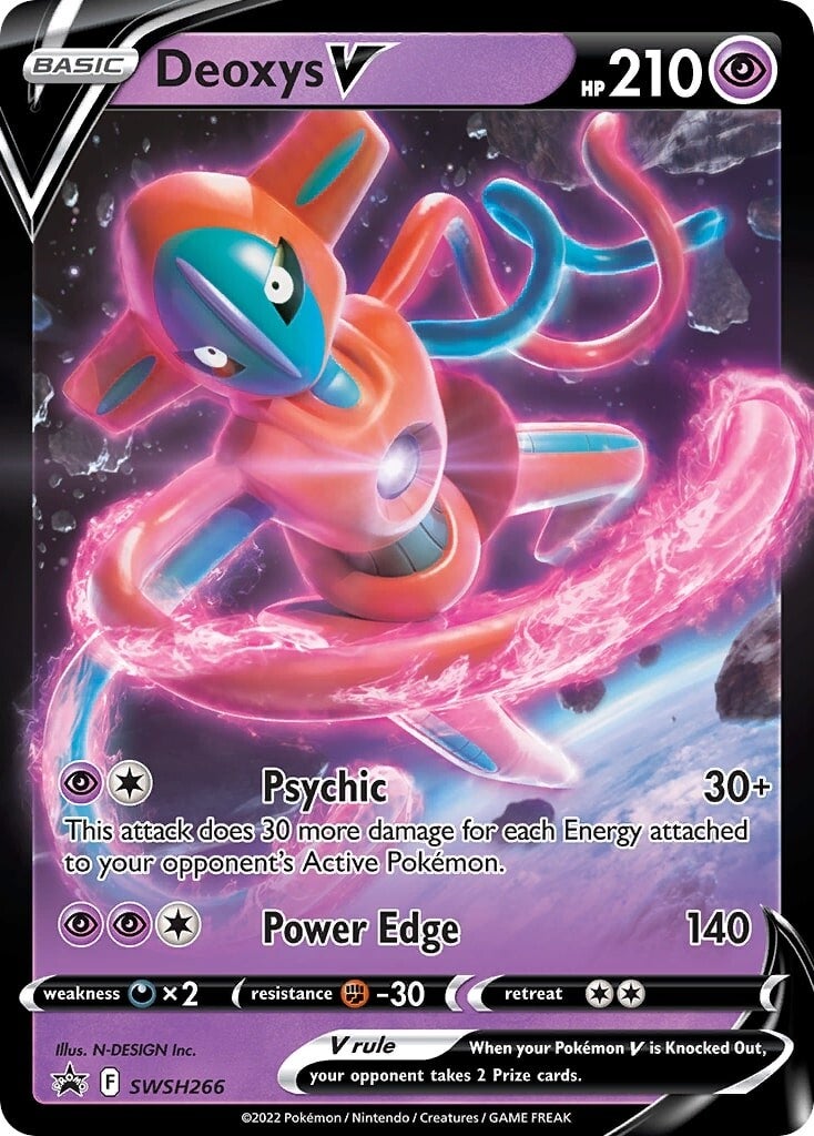 Deoxys V (SWSH266) [Sword & Shield: Black Star Promos] | Eastridge Sports Cards & Games