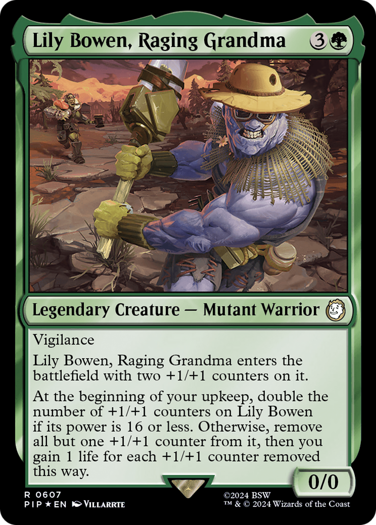 Lily Bowen, Raging Grandma (Surge Foil) [Fallout] | Eastridge Sports Cards & Games