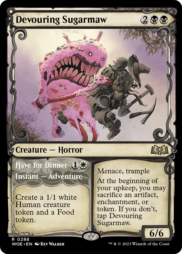 Devouring Sugarmaw // Have For Dinner (Showcase) [Wilds of Eldraine] | Eastridge Sports Cards & Games