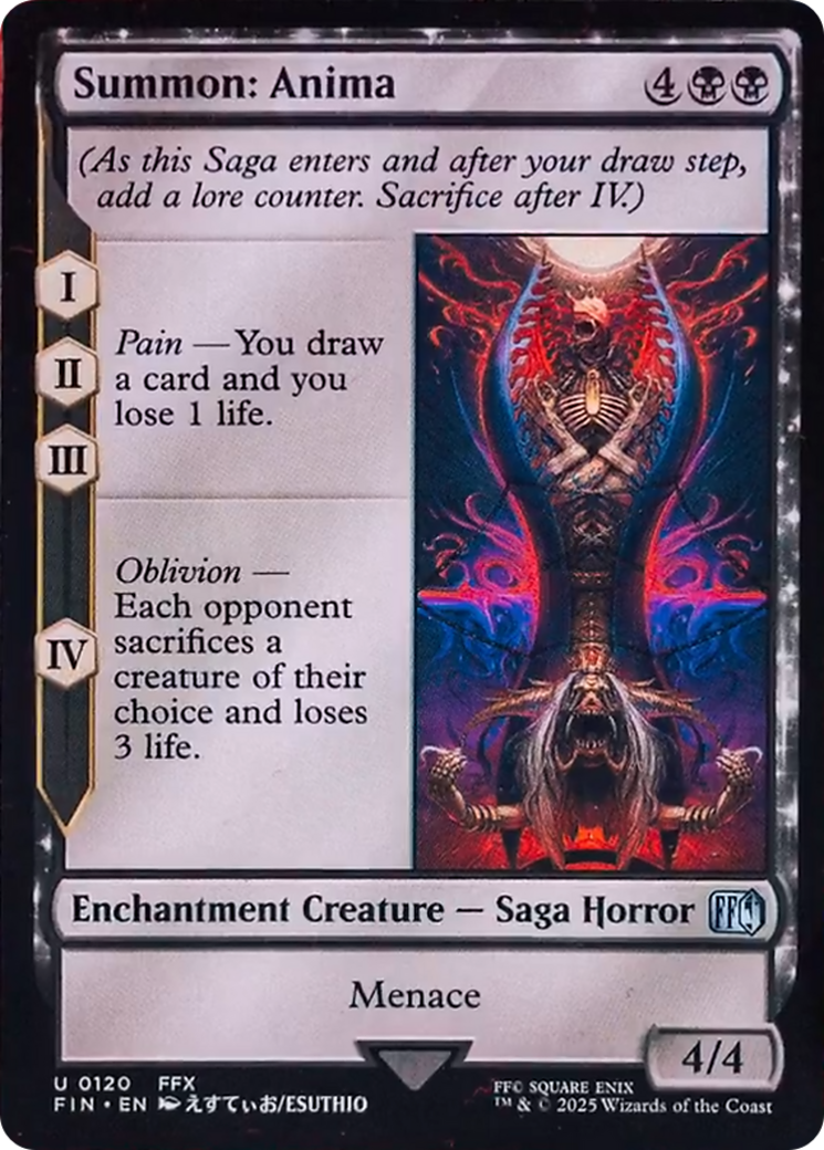 Summon: Anima [FINAL FANTASY] | Eastridge Sports Cards & Games
