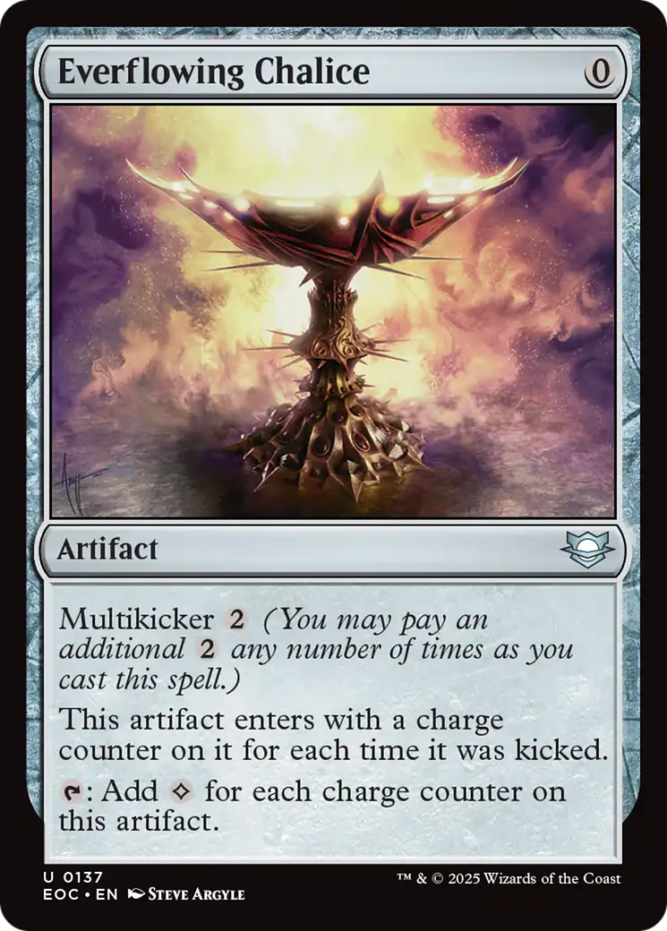 Everflowing Chalice [Edge of Eternities Commander] | Eastridge Sports Cards & Games