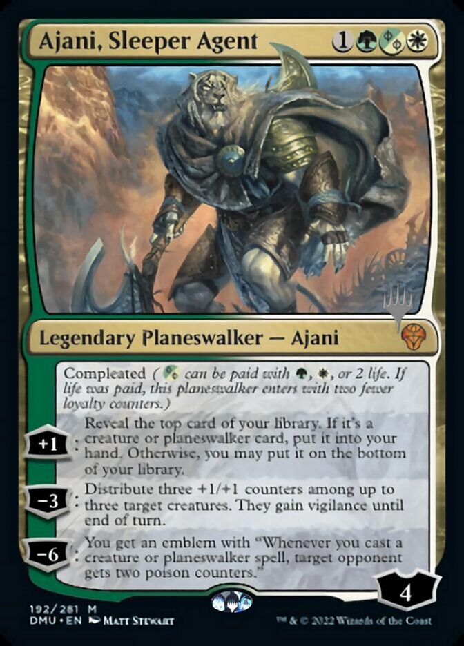 Ajani, Sleeper Agent (Promo Pack) [Dominaria United Promos] | Eastridge Sports Cards & Games