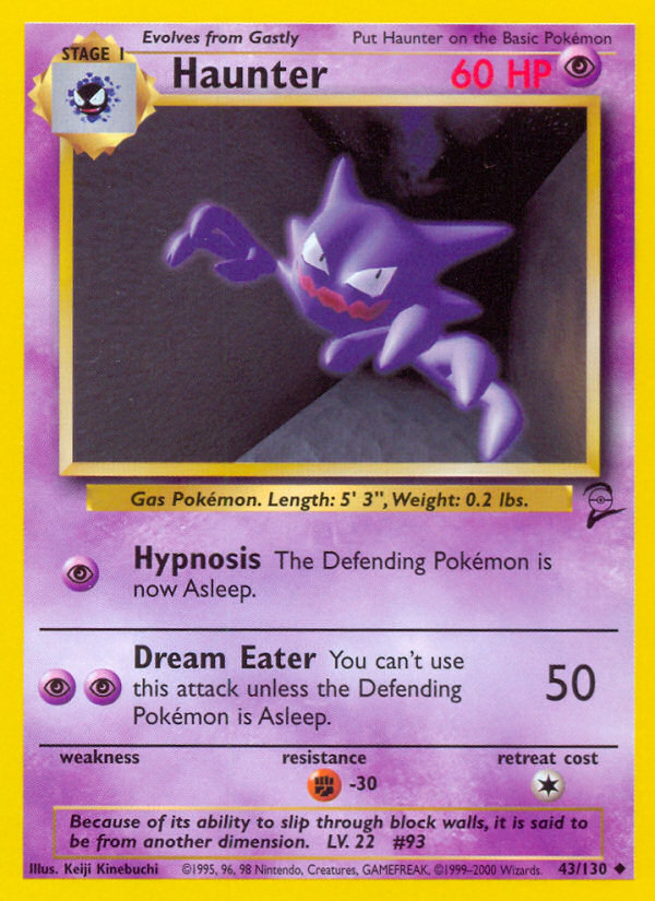 Haunter (43/130) [Base Set 2] | Eastridge Sports Cards & Games
