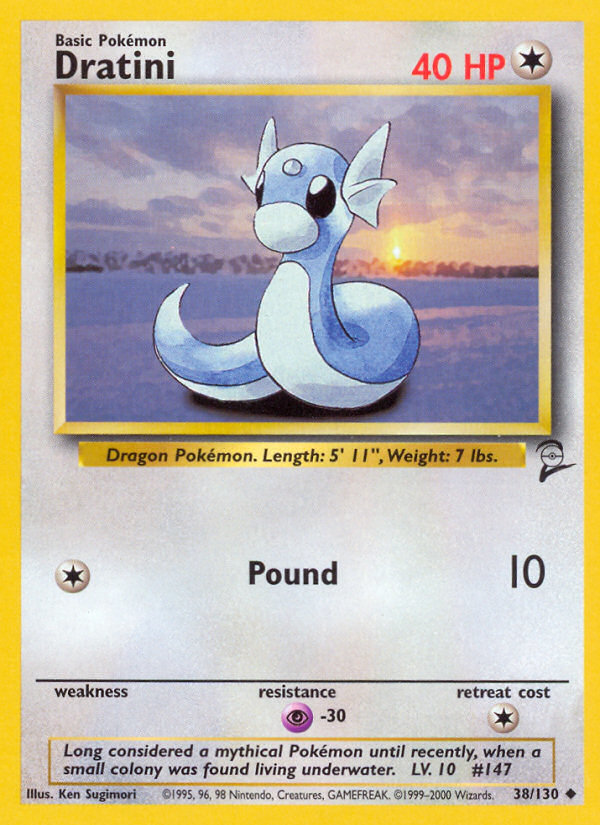 Dratini (38/130) [Base Set 2] | Eastridge Sports Cards & Games
