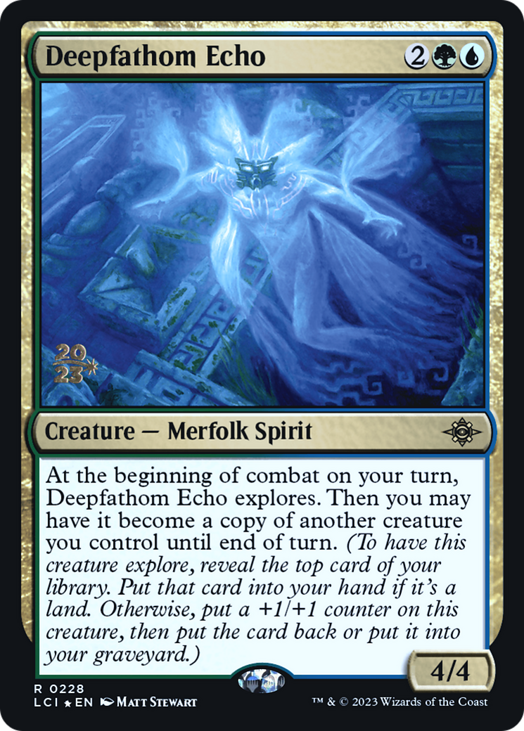 Deepfathom Echo [The Lost Caverns of Ixalan Prerelease Cards] | Eastridge Sports Cards & Games