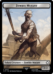 Treasure (0018) // Zombie Mutant Double-Sided Token [Fallout Tokens] | Eastridge Sports Cards & Games