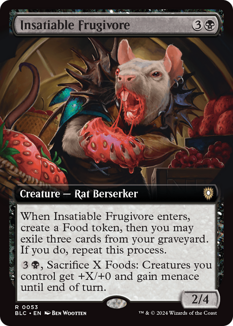 Insatiable Frugivore (Extended Art) [Bloomburrow Commander] | Eastridge Sports Cards & Games