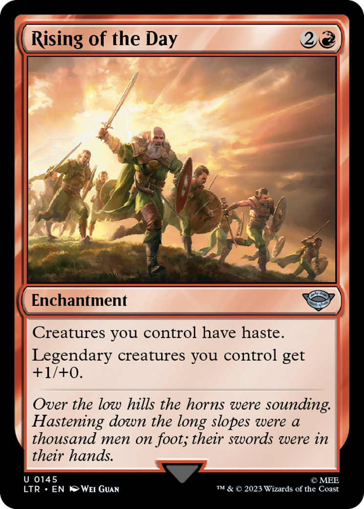 Rising of the Day [The Lord of the Rings: Tales of Middle-Earth] | Eastridge Sports Cards & Games