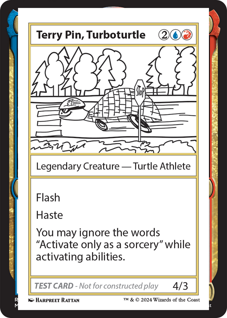 Terry Pin, Turboturtle [Mystery Booster 2 Playtest Cards] | Eastridge Sports Cards & Games