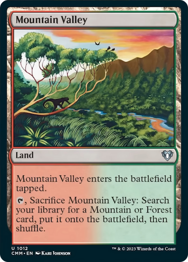 Mountain Valley [Commander Masters] | Eastridge Sports Cards & Games