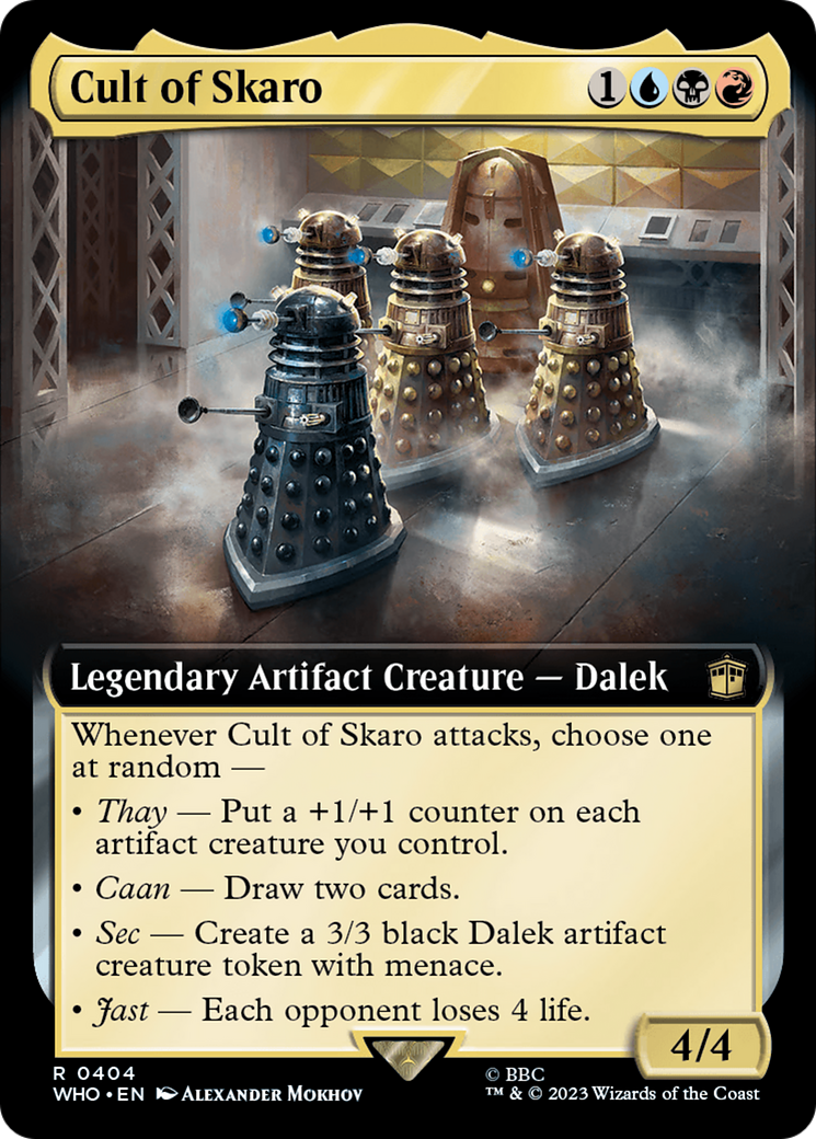 Cult of Skaro (Extended Art) [Doctor Who] | Eastridge Sports Cards & Games