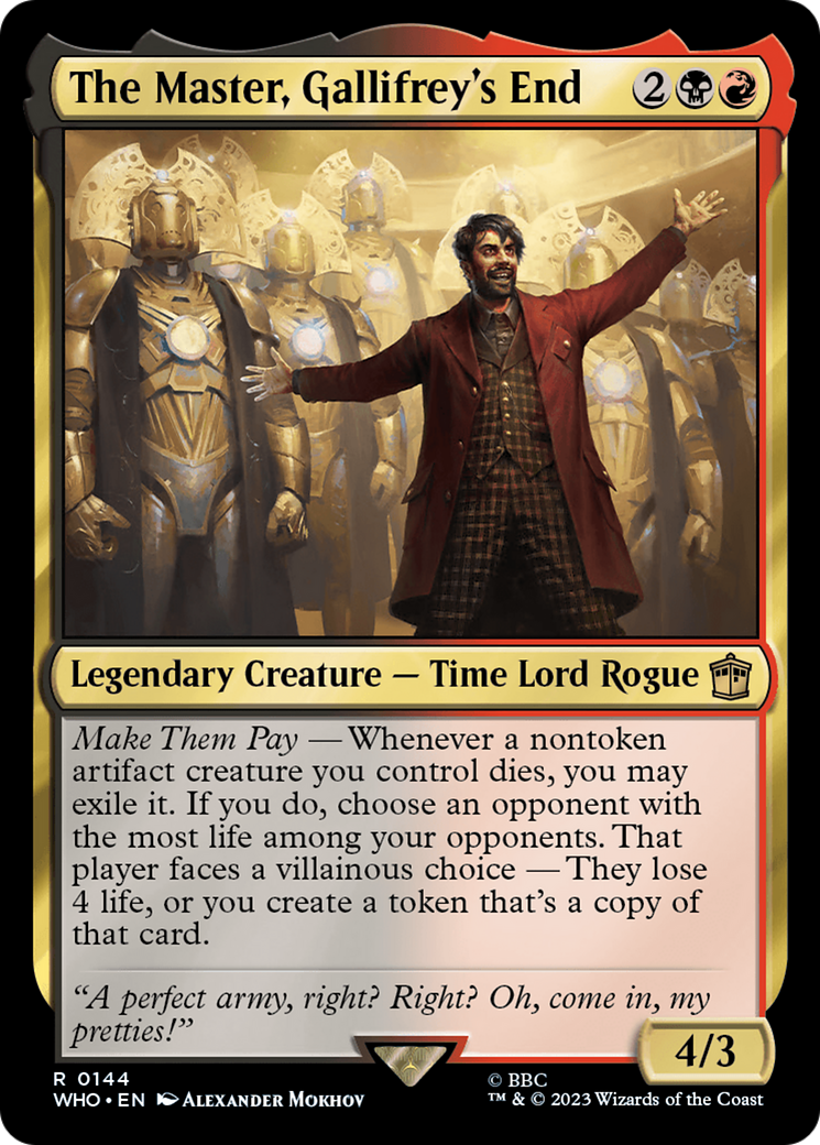 The Master, Gallifrey's End [Doctor Who] | Eastridge Sports Cards & Games