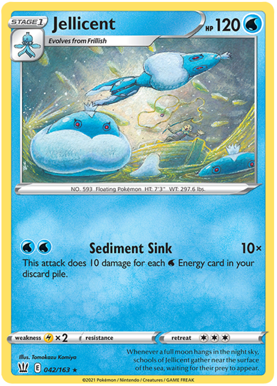 Jellicent (042/163) [Sword & Shield: Battle Styles] | Eastridge Sports Cards & Games