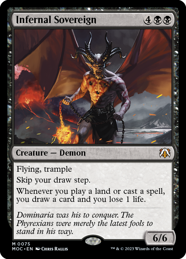 Infernal Sovereign [March of the Machine Commander] | Eastridge Sports Cards & Games