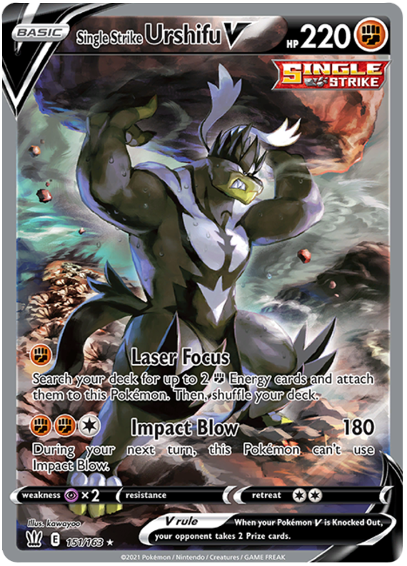 Single Strike Urshifu V (151/163) [Sword & Shield: Battle Styles] | Eastridge Sports Cards & Games