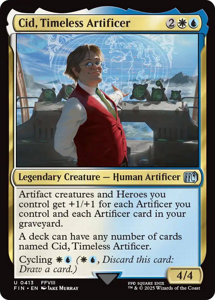 Cid, Timeless Artificer (0413) [FINAL FANTASY] | Eastridge Sports Cards & Games