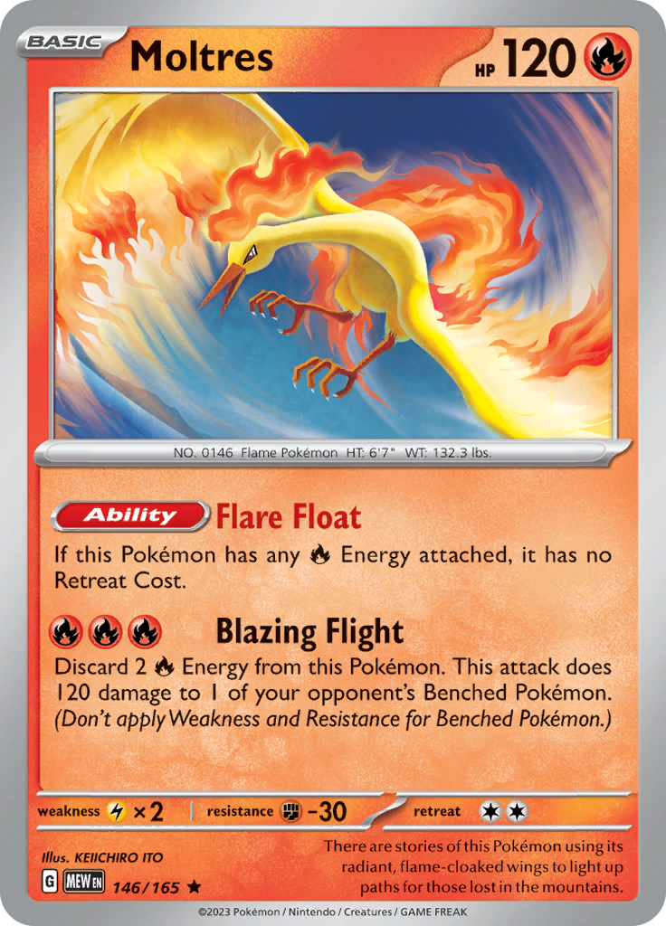 Moltres (146/165) [Scarlet & Violet: 151] | Eastridge Sports Cards & Games