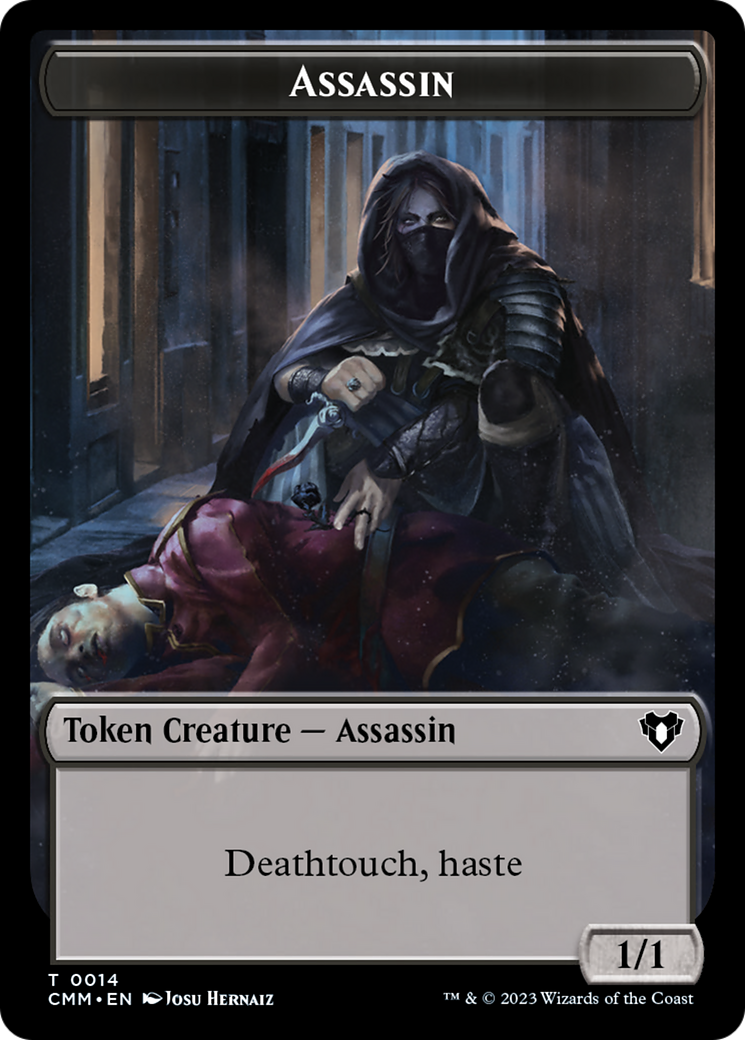 Assassin Token [Commander Masters Tokens] | Eastridge Sports Cards & Games