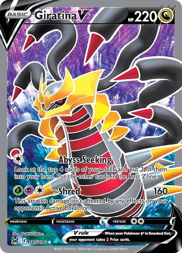 Giratina V (185/196) [Sword & Shield: Lost Origin] | Eastridge Sports Cards & Games