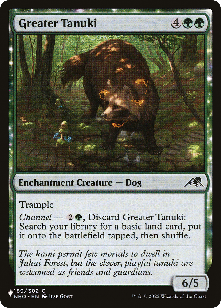 Greater Tanuki [The List] | Eastridge Sports Cards & Games