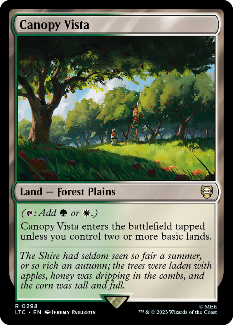 Canopy Vista [The Lord of the Rings: Tales of Middle-Earth Commander] | Eastridge Sports Cards & Games