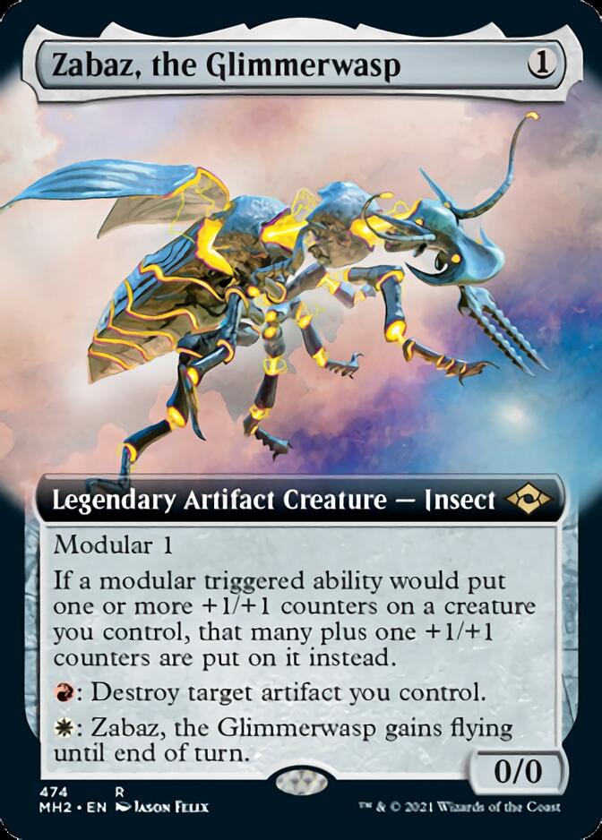 Zabaz, the Glimmerwasp (Extended Art) [Modern Horizons 2] | Eastridge Sports Cards & Games