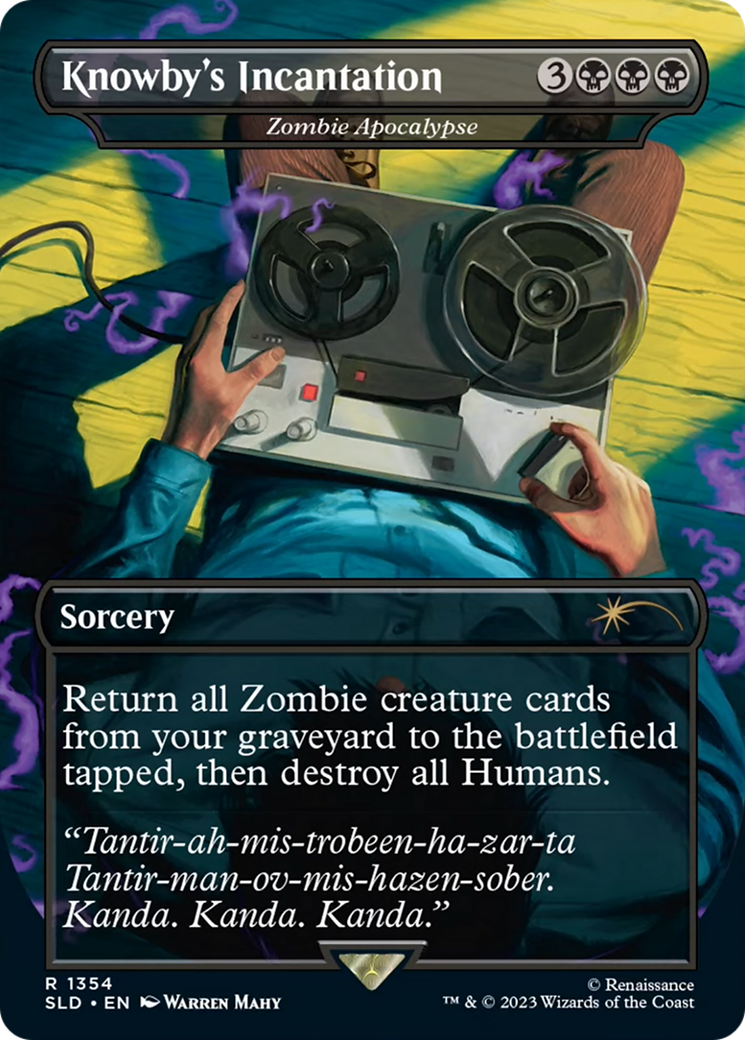 Knowby's Incantation - Zombie Apocalypse [Secret Lair Drop Series] | Eastridge Sports Cards & Games