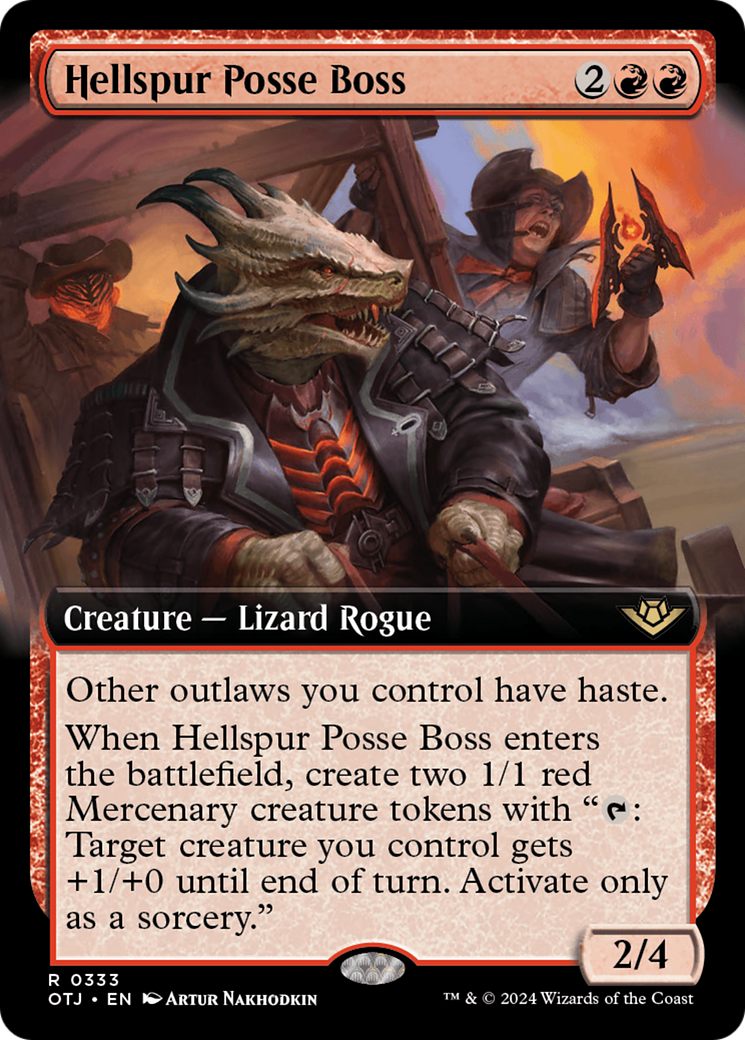 Hellspur Posse Boss (Extended Art) [Outlaws of Thunder Junction] | Eastridge Sports Cards & Games