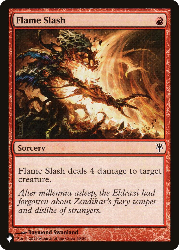 Flame Slash [The List] | Eastridge Sports Cards & Games